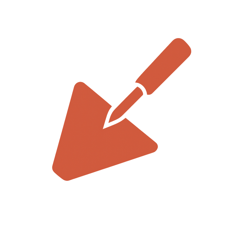 Maurerarbeiten & Rohbau mit Präzision – briqwerk.de Icon für Maurerarbeiten und Rohbau – BriqWerk Bauunternehmen Bochum